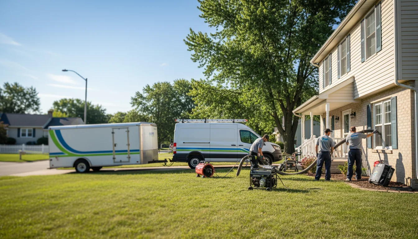 Flooded Basement Restoration And Cleanup With Repair in Michigan City, MS near me
